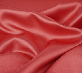 Stretch Satin Foncé Corail Stretch Satin Foncé Corail