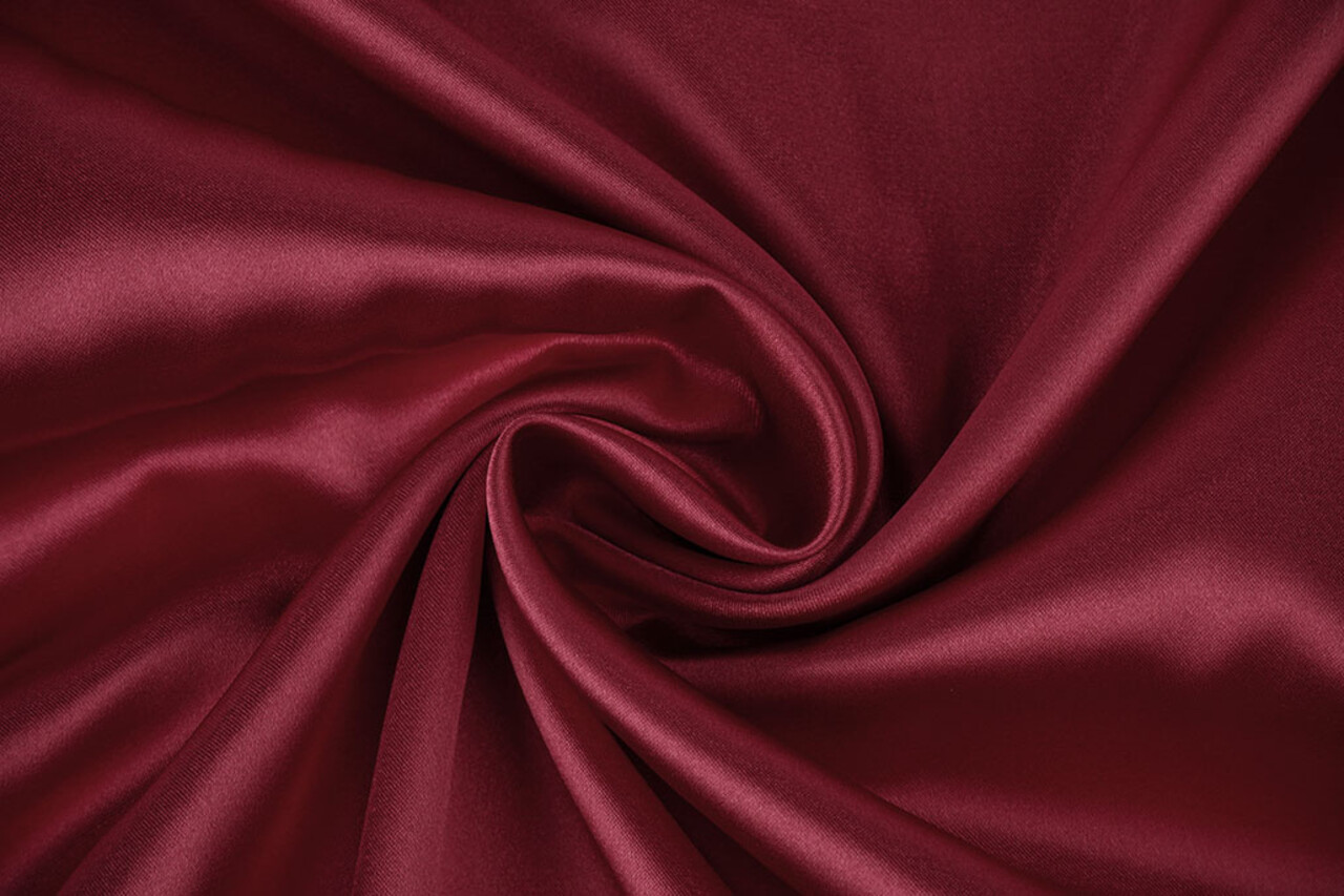 Satén Elástico Rojo Vino