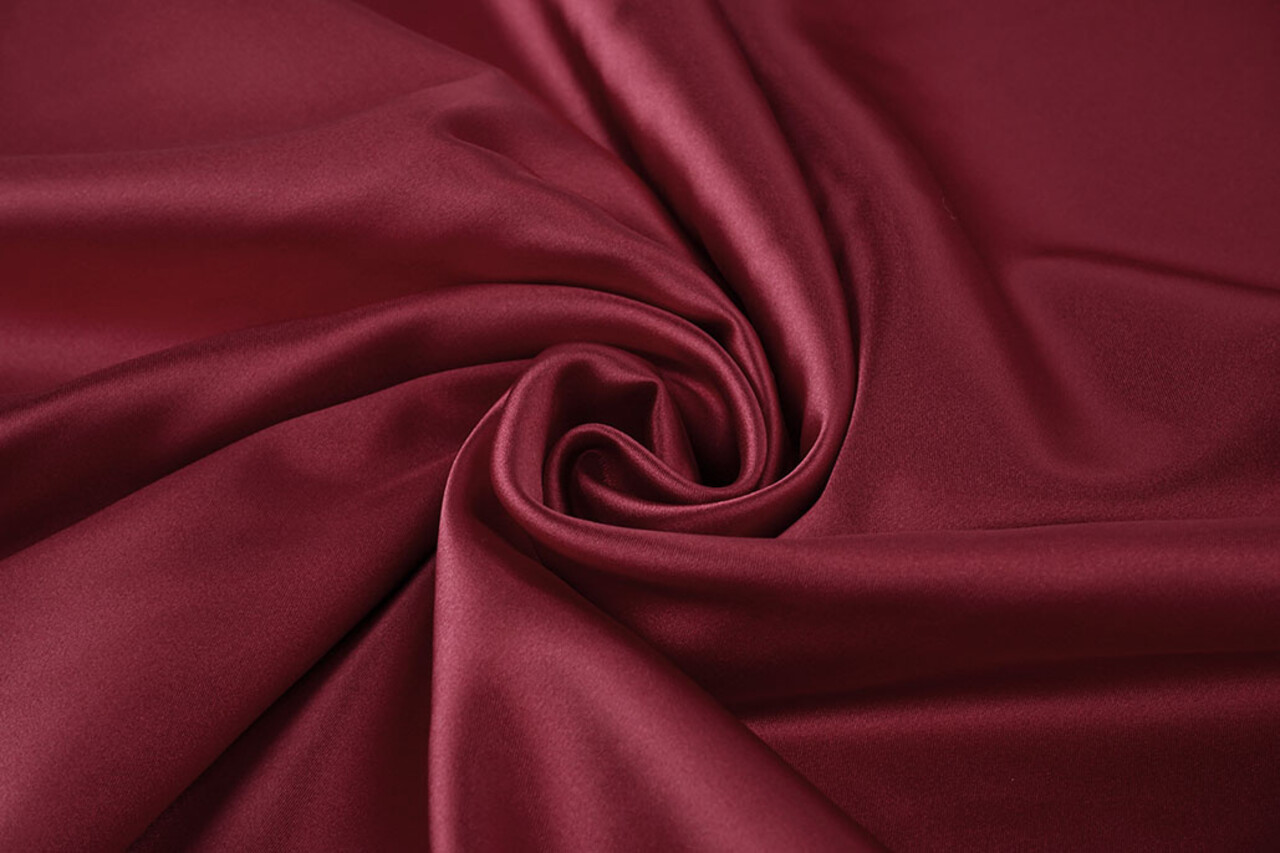 Satén Elástico Rojo Vino