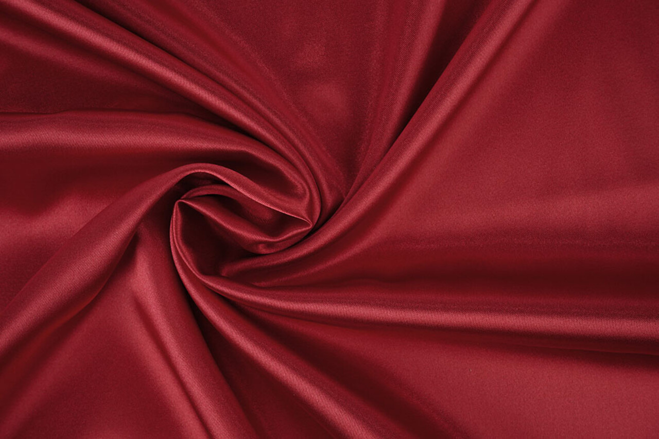 Stretch Satin Rouge Foncé Stretch Satin Rouge Foncé