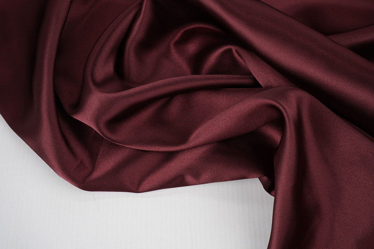 Stretch Raso Scuro Bordeaux Stretch Raso Scuro Bordeaux