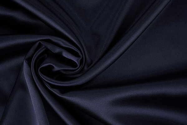 Stretch Satin Foncé Bleu Marine Stretch Satin Foncé Bleu Marine