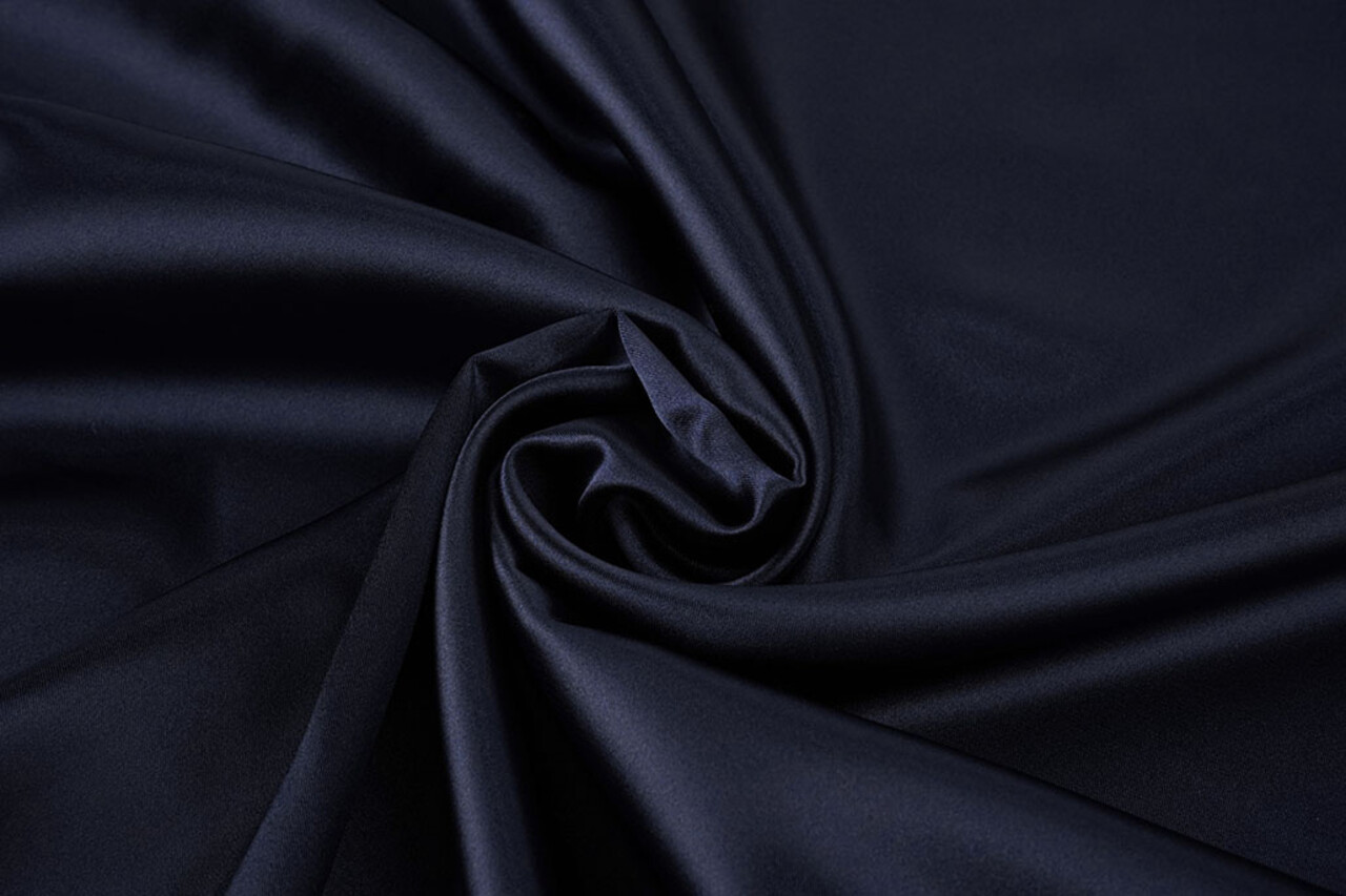 Stretch Raso Scuro Blu Navy Stretch Raso Scuro Blu Navy
