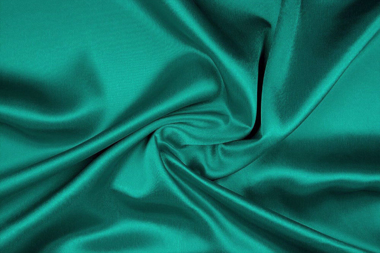 Stretch-Satin Meergrün Stretch-Satin Meergrün