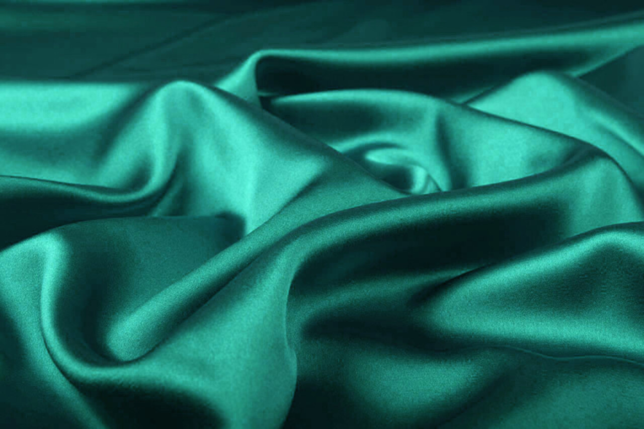 Stretch-Satin Meergrün Stretch-Satin Meergrün