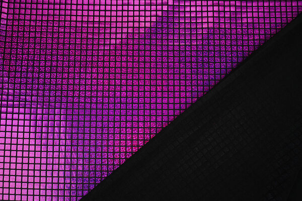 Lamé Quadretti Fucsia Rosa Lamé Quadretti Fucsia Rosa