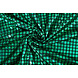 Lamé Carreaux Vert Gazon