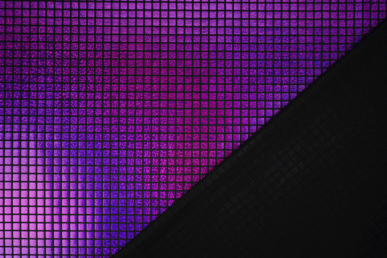 Lamé Carreaux Violet