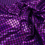 Lamé Quadretti Viola Lamé Quadretti Viola