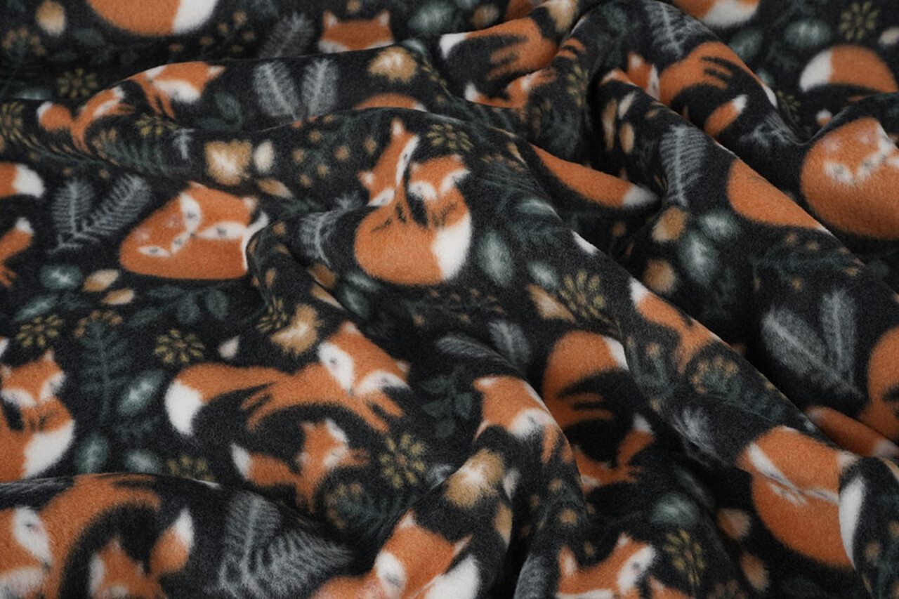 Oeko-Tex® Stampata Polare Vosjes Oeko-Tex® Stampata Polare Vosjes