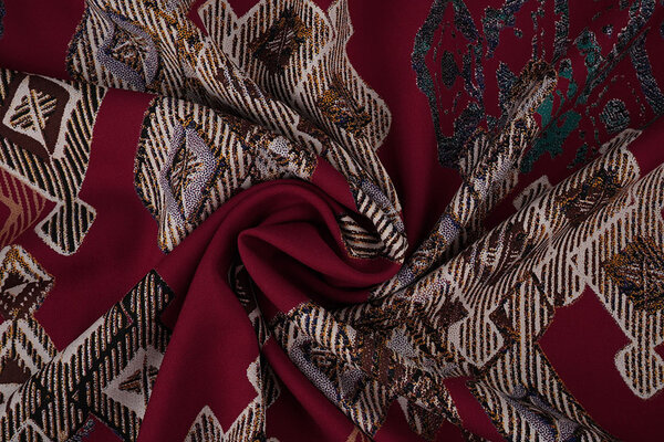 100% Viskose Leonora Bordeaux 100% Viskose Leonora Bordeaux