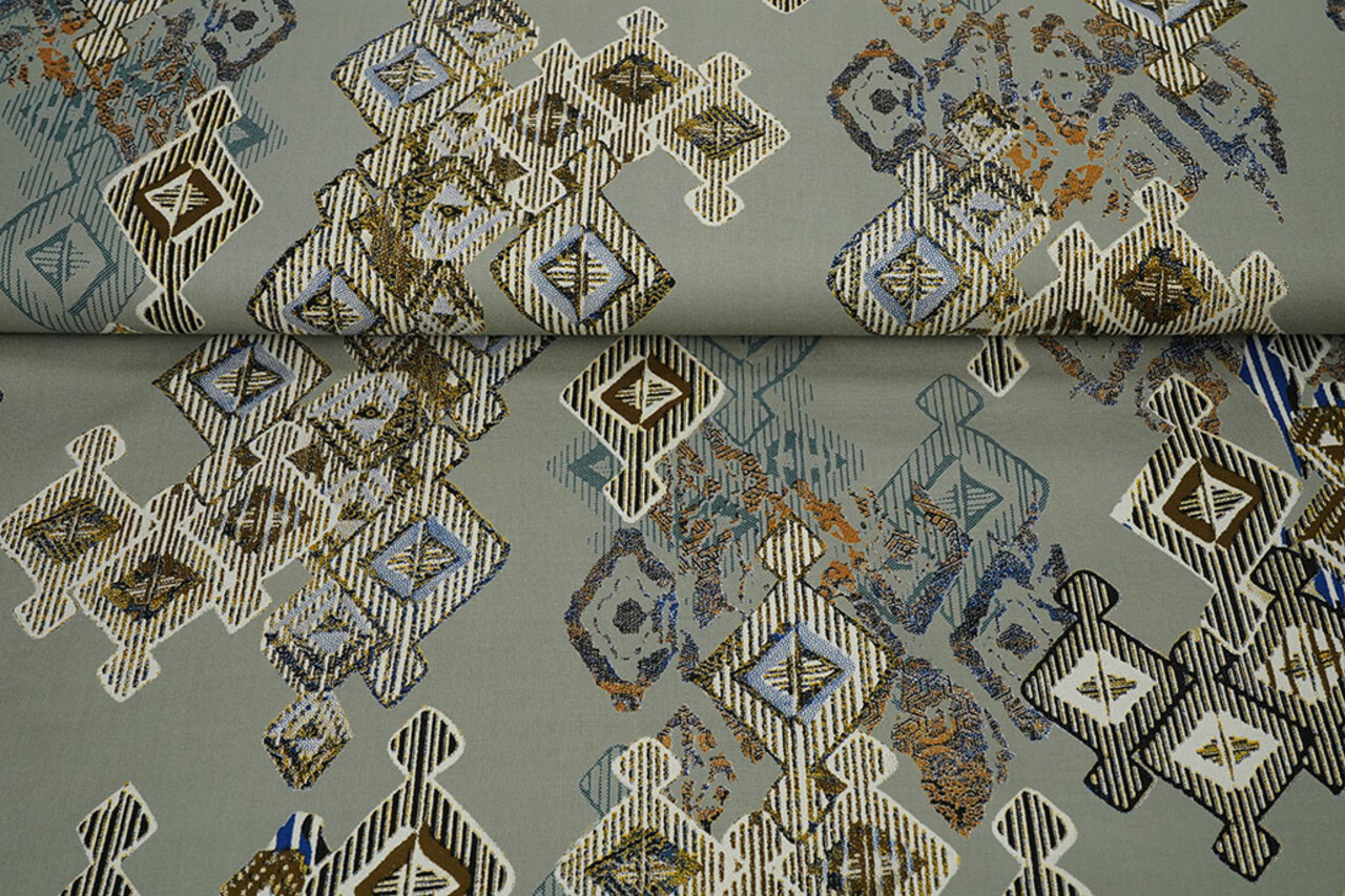 100% Viscose Leonora Oud Groen 100% Viscose Leonora Oud Groen