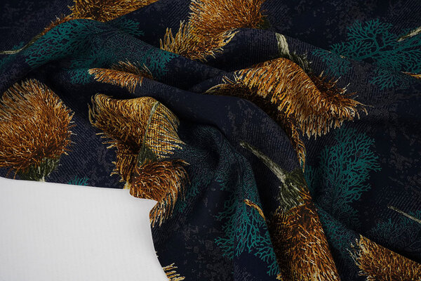 100% Viscose Helena Marine Blauw 100% Viscose Helena Marine Blauw