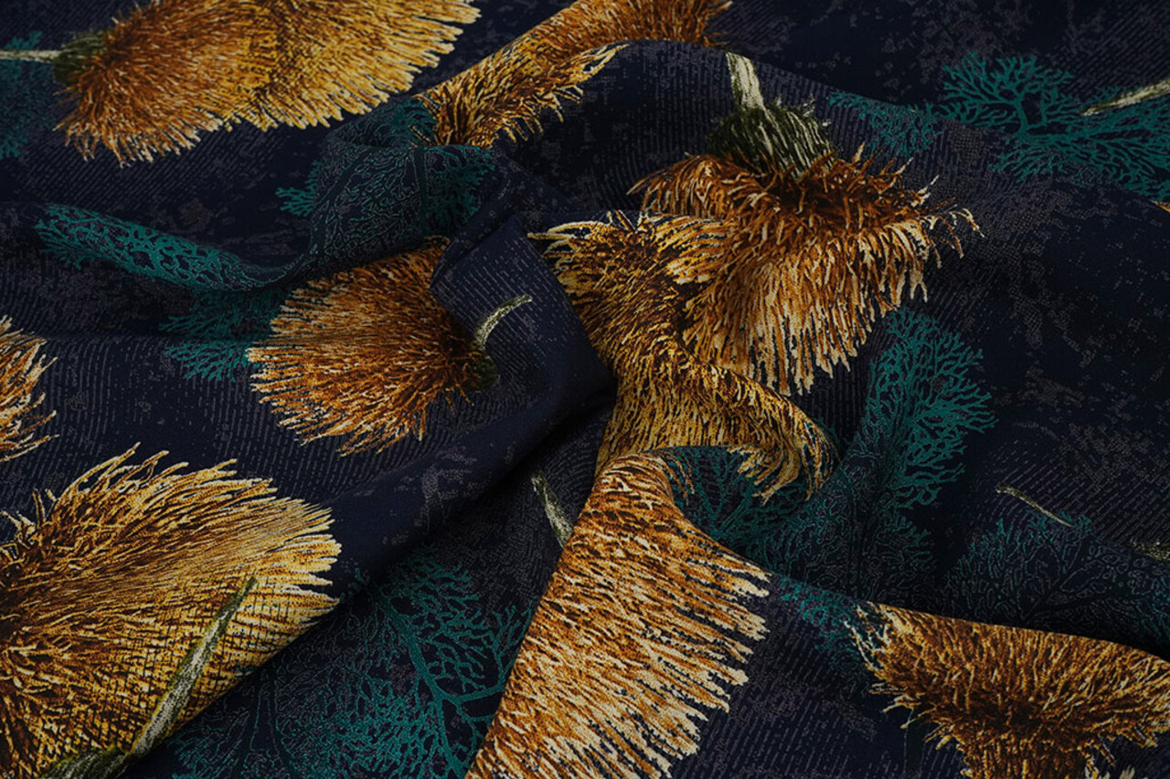 100% Viskose Helena Marineblau 100% Viskose Helena Marineblau