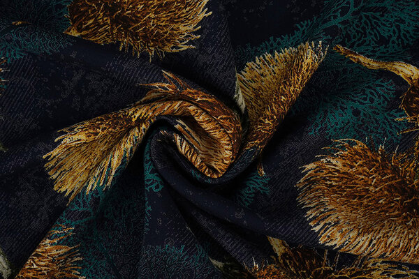 100% Viscose Helena Navy Blue 100% Viscose Helena Navy Blue