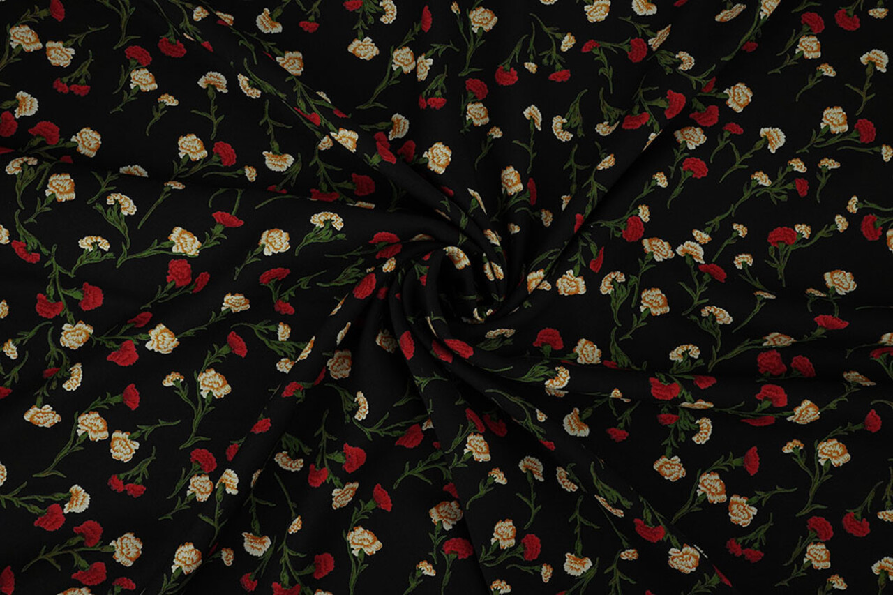 100% Viscosa Dorothea Negro