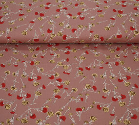 100% Viscose Dorothea Poeder Roze 100% Viscose Dorothea Poeder Roze