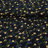 100% Viscose Dorothea Dark Navy Blue 100% Viscose Dorothea Dark Navy Blue