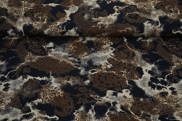 100% Viscose Frederique Donker Marine Blauw 100% Viscose Frederique Donker Marine Blauw