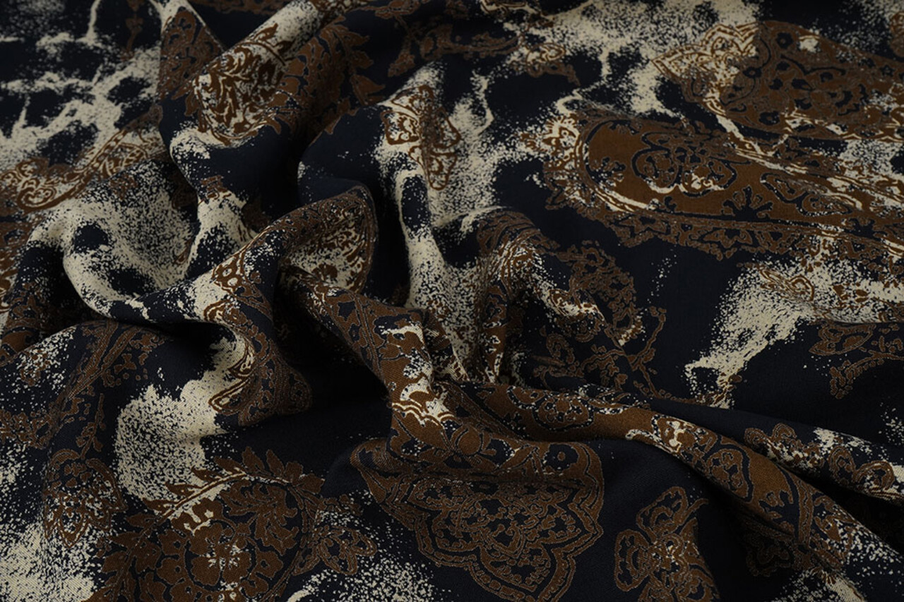 100 % Viscose Frederique Foncé Bleu Marine 100 % Viscose Frederique Foncé Bleu Marine