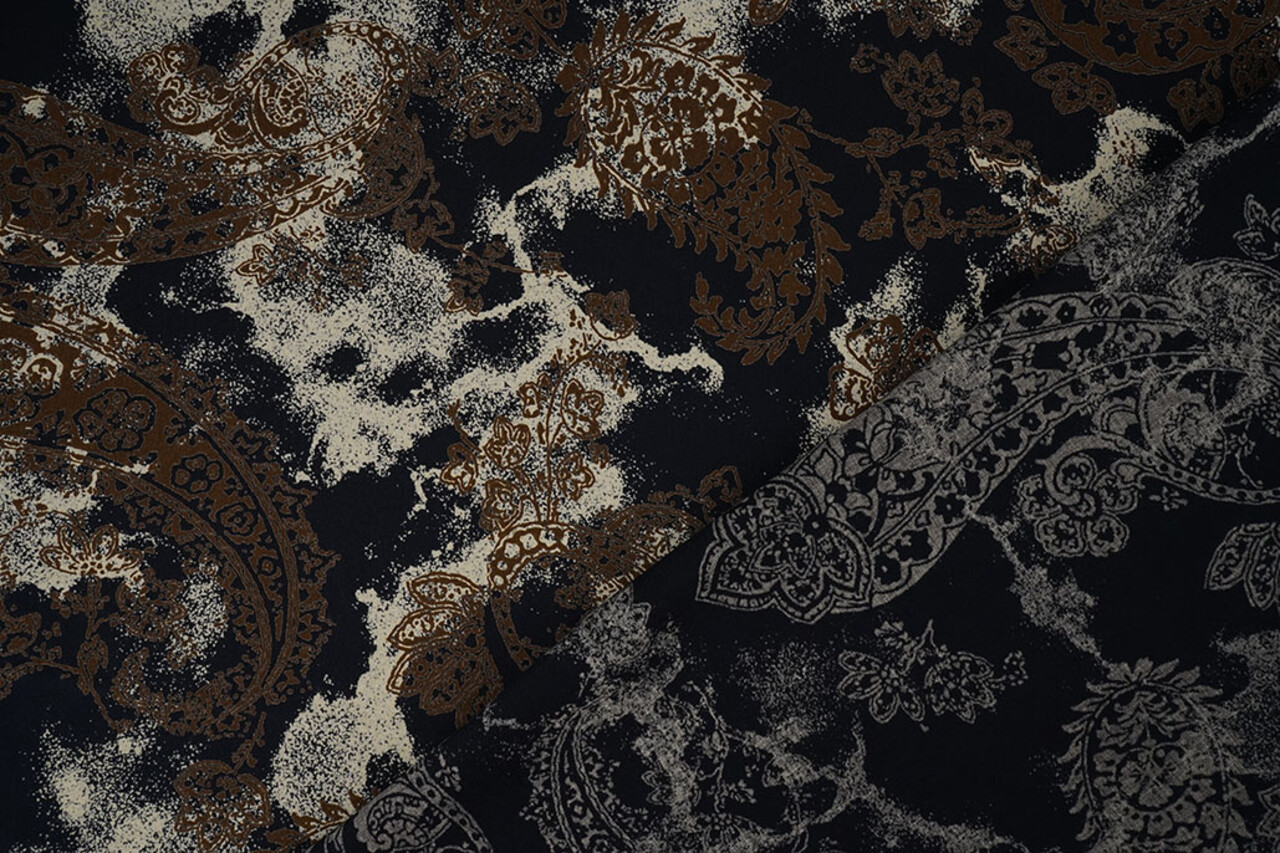 100 % Viscose Frederique Foncé Bleu Marine 100 % Viscose Frederique Foncé Bleu Marine