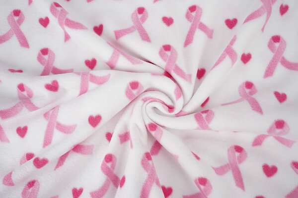 Oeko-Tex® Stampata Polare Strikjes Rosa Oeko-Tex® Stampata Polare Strikjes Rosa