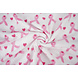 Oeko-Tex® Stampata Polare Strikjes Rosa Oeko-Tex® Stampata Polare Strikjes Rosa