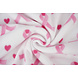 Oeko-Tex® Stampata Polare Strikjes Rosa Oeko-Tex® Stampata Polare Strikjes Rosa