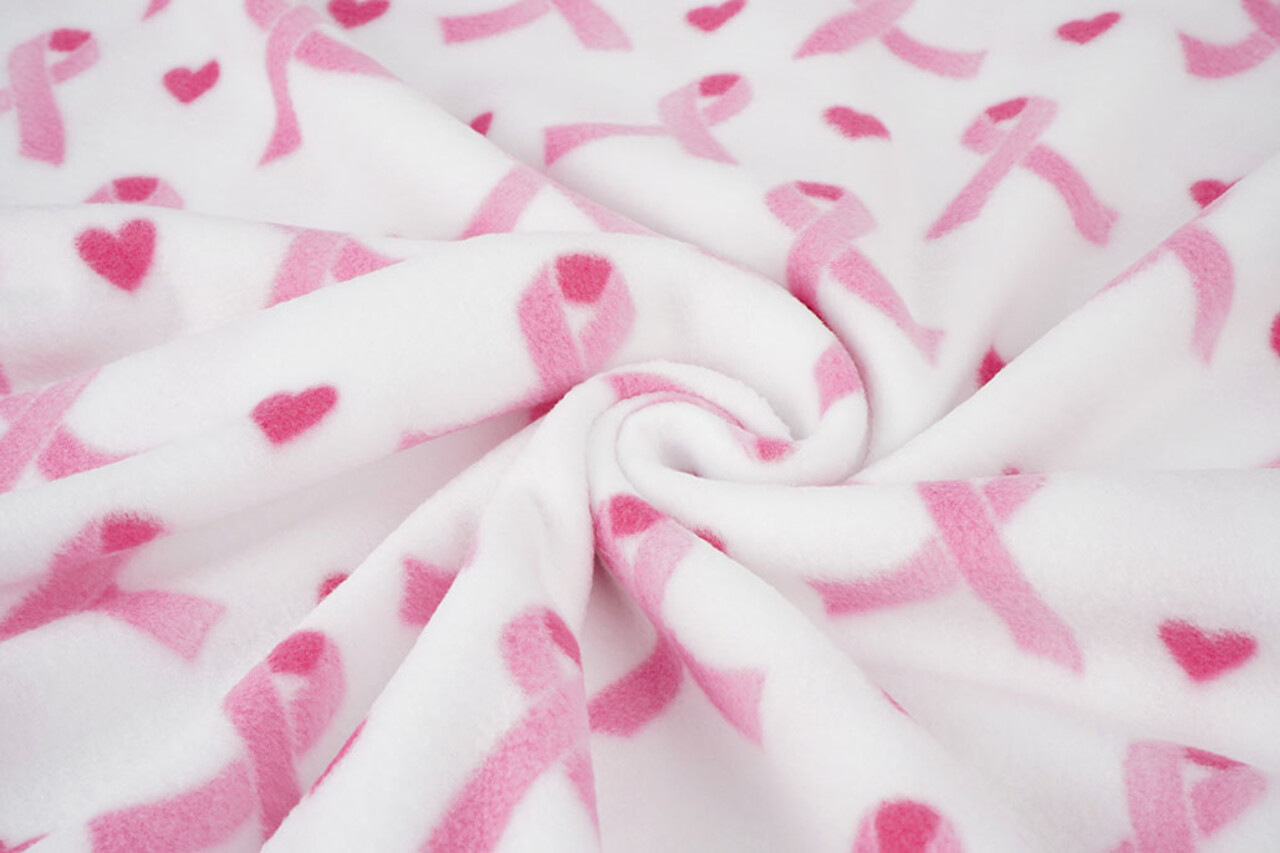 Oeko-Tex® Polaire Imprimée Strikjes Rose Oeko-Tex® Polaire Imprimée Strikjes Rose