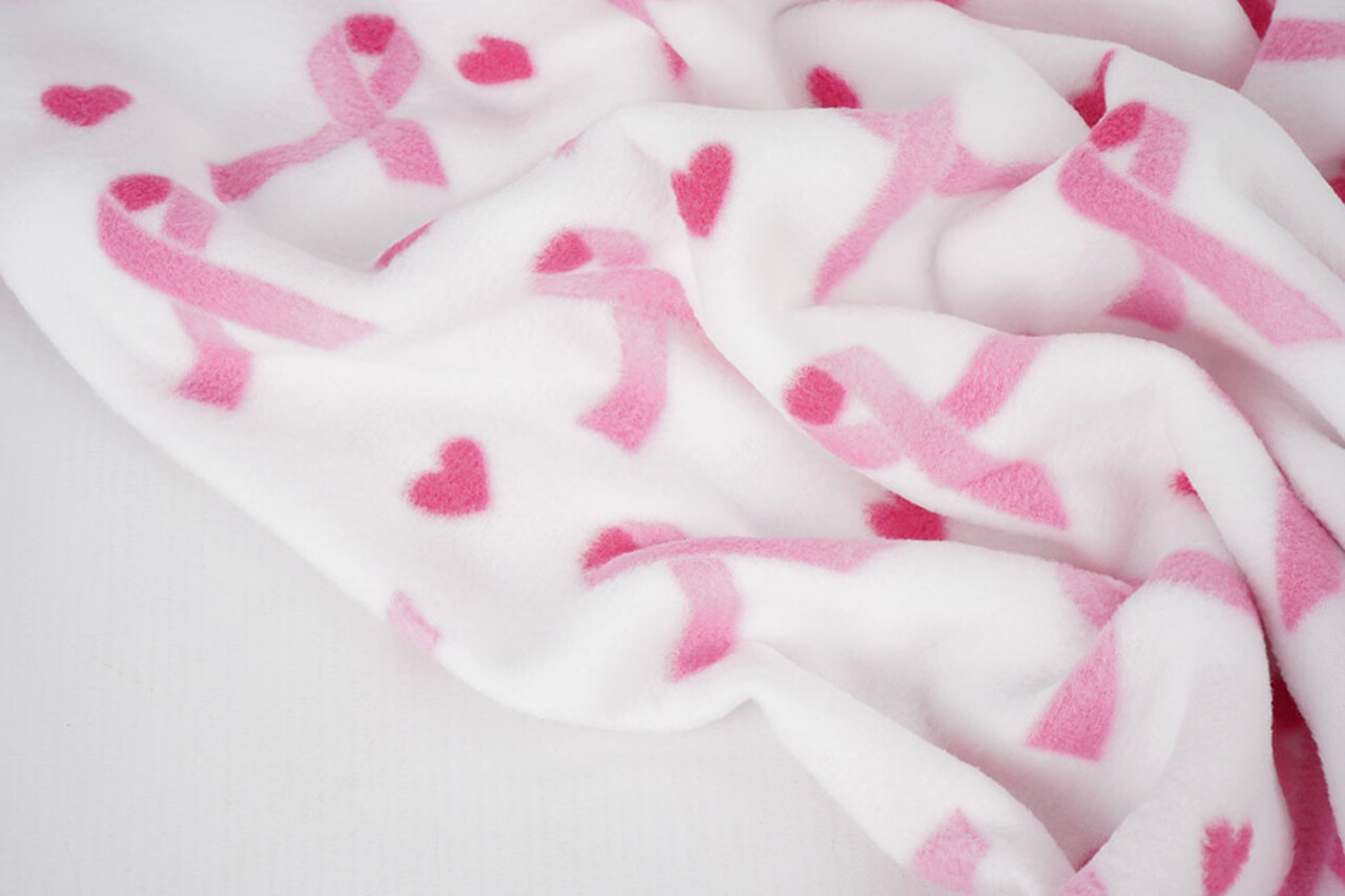 Oeko-Tex® Polaire Imprimée Strikjes Rose Oeko-Tex® Polaire Imprimée Strikjes Rose
