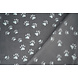 Oeko-Tex® Estampada Polar Huellas de Perro Gris Oeko-Tex® Estampada Polar Huellas de Perro Gris