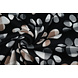 Oeko-Tex® Stampata Polare Hondenpoot Nero Oeko-Tex® Stampata Polare Hondenpoot Nero