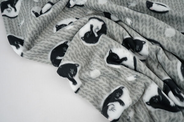 Oeko-Tex® Stampata Polare Cats Oeko-Tex® Stampata Polare Cats