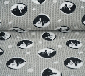 Oeko-Tex® Stampata Polare Cats Oeko-Tex® Stampata Polare Cats