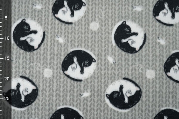 Oeko-Tex® Stampata Polare Cats Oeko-Tex® Stampata Polare Cats