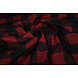 Oeko-Tex® Estampada Polar Geblokt Negro - Rojo Oeko-Tex® Estampada Polar Geblokt Negro - Rojo
