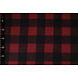Oeko-Tex® Stampata Polare Geblokt Nero - Rosso Oeko-Tex® Stampata Polare Geblokt Nero - Rosso
