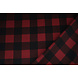 Oeko-Tex® Stampata Polare Geblokt Nero - Rosso Oeko-Tex® Stampata Polare Geblokt Nero - Rosso