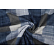 Oeko-Tex® Stampata Polare a Quadri Blu Oeko-Tex® Stampata Polare a Quadri Blu