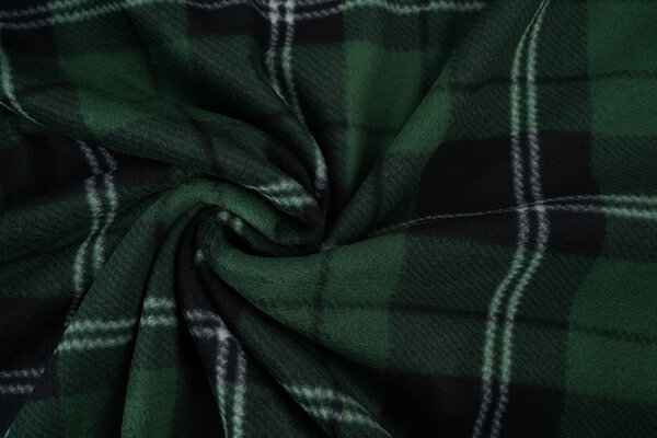 Oeko-Tex® Bedrukte Polar Geruit Groen Oeko-Tex® Bedrukte Polar Geruit Groen