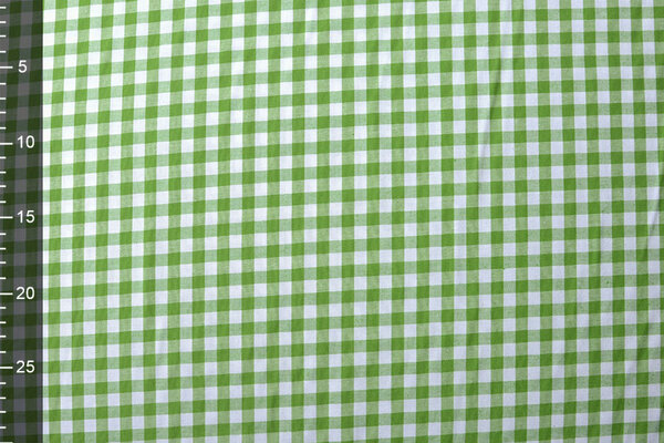 Gingham Check 8 mm Applegreen Gingham Check 8 mm Applegreen