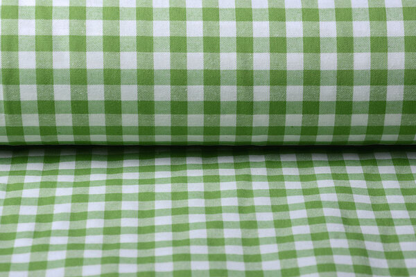 Gingham Check 8 mm Applegreen Gingham Check 8 mm Applegreen