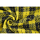 Bouclé Checkered Liora Yellow Bouclé Checkered Liora Yellow