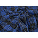 Bouclé Checkered Liora Blue Bouclé Checkered Liora Blue
