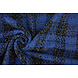 Bouclé Checkered Liora Blue Bouclé Checkered Liora Blue
