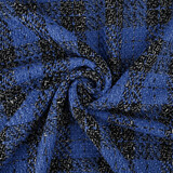 Bouclé Ruit Liora Blauw Bouclé Ruit Liora Blauw