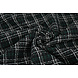 Bouclé Quadri Selene Nero - Verde Bouclé Quadri Selene Nero - Verde