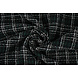 Bouclé Cuadros Selene Negro - Verde Bouclé Cuadros Selene Negro - Verde