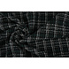 Bouclé Quadri Selene Nero - Verde Bouclé Quadri Selene Nero - Verde