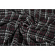 Bouclé Cuadros Selene Negro - Burdeos Bouclé Cuadros Selene Negro - Burdeos
